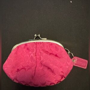 Coach Pink Coin Purse